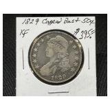 1829 Capped Bust 50 Cent Coin