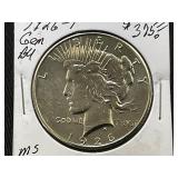 1926-P Peace Silver Dollar