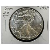 2002-W American Silver Eagle Coin