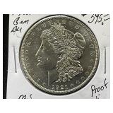 1921-P Morgan Silver Dollar Coin