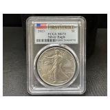 2023-W American Silver Eagle, PCGS MS70