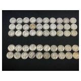 20 Mercury and 30 Roosevelt Silver Dimes