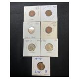 7 Vintage U.S. Coins