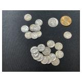U.S. Coins Including 1943 Quarter