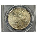 1925-P Peace Silver Dollar, PCGS MS62