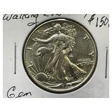 1942-P Walking Liberty Half Dollar