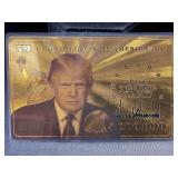 Trump $5M Commemorative Gold Card