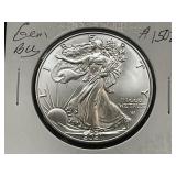 2021-W American Silver Eagle Type II