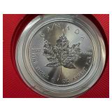 2022 Treasured Maple Leaf Silver Round