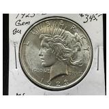 1923-D Peace Silver Dollar Coin