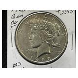 1923-S Peace Silver Dollar