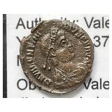 Roman Bronze Coin, 364-375 AD