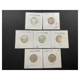 7 Buffalo Nickels in Holders