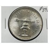 1979 Mexico Una Onza Silver Coin