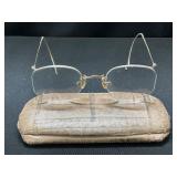 Vintage 12K Gold Wire Frame Eyeglasses