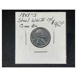 1943-S Steel Wheat Penny