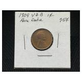 1909 VDB Lincoln Wheat Penny
