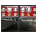1973 and 1974 US Proof Coin Sets