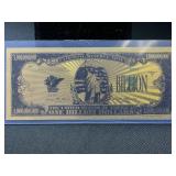Gold-Tone $1 Billion Novelty Bill