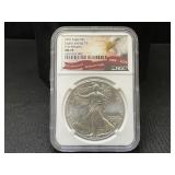 2021-W American Silver Eagle MS 70