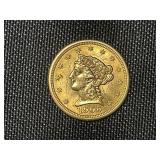 1906 Gold Liberty Head $2.5 Quarter Eagle