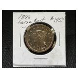1846 Liberty Head Large Cent Coin