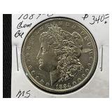 1884-O Morgan Silver Dollar, MS64