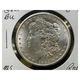 1884-CC Morgan Silver Dollar