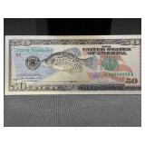 Crappie $50 Silver Commemorative Bill