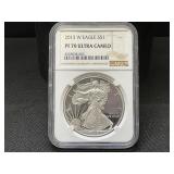2013-W American Silver Eagle PF70