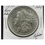 1890-O Morgan Silver Dollar, Rotated Reverse