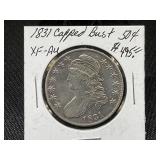1831 Capped Bust Half Dollar Coin