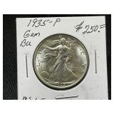 1935-P Walking Liberty Half Dollar
