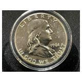 1961 Proof Franklin Half Dollar