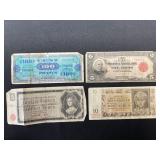 Foreign Banknotes from Philippines, France, and Bo