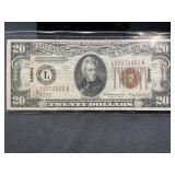 1934-A Hawaii $20 Federal Reserve Note