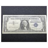 1957A $1 Silver Certificate Blue Seal