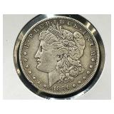 1884-P Morgan Silver Dollar