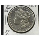 1890-CC Morgan Silver Dollar Coin