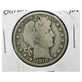 1910-S Barber Half Dollar