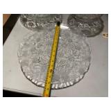 Clear Glass Cups and Platters