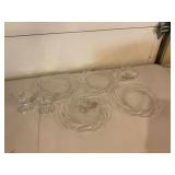 Clear Glass Tableware Set