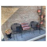 Patio Chairs, Planter Displays, and Concrete Plant