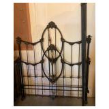 Ornate Metal Full-Sized Bed Frame