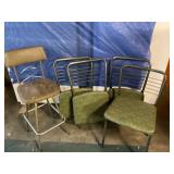 4 Chairs and 1 Barstool