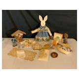 Decorative Folk Art and Collectibles Assortment