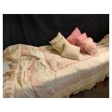 King-Sized Floral Comforter Set