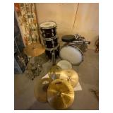 Complete Drum Set with Paiste Cymbals