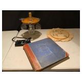 Ephemera Scrapbook, Glass Caddy, Handbag