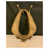 Leather Horse Collar with Brass Hames